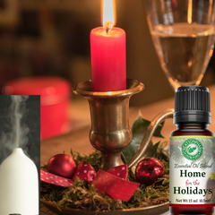 Home For The Holidays Aroma Blend 100% Pure Aroma Blend by Creation Farm 15 ml.