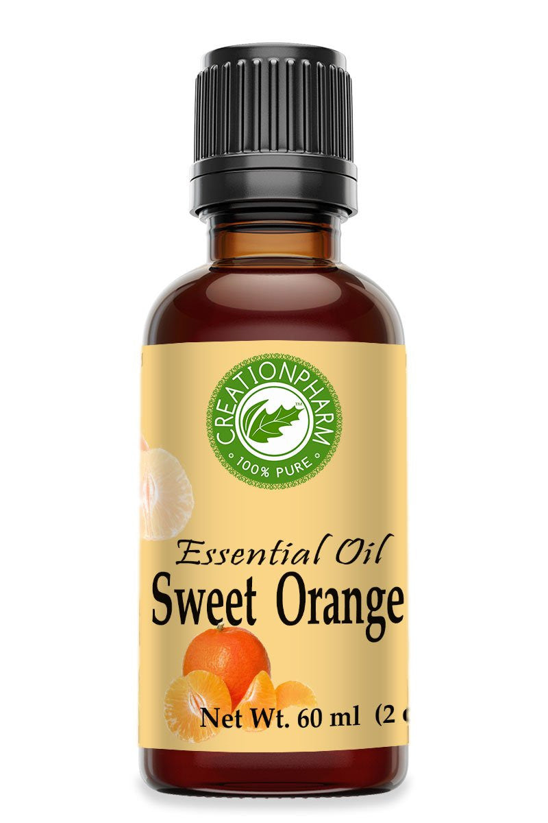 Sweet Orange Essential Oil 2 oz - 100% Pure bu Creation Pharm -Aceite esencial de naranja dulce - Creation Pharm