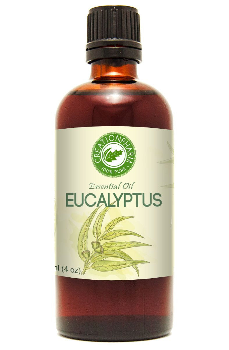 Eucalyptus Essential Oil | Aceite de Esencial Eucalipto 118 ml | Eucalyptus Globulus | 100% Pure - Creation Pharm