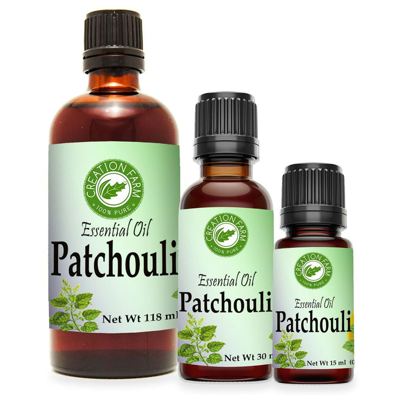 Patchouli Essential Oil | Home Office Size 2 oz |Diffuse Health Wellness | Creation Pharm 100% Pure - Creation Pharm