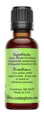 Oregano Essential Oil 30 ml - 100% Pure - Creation Pharm