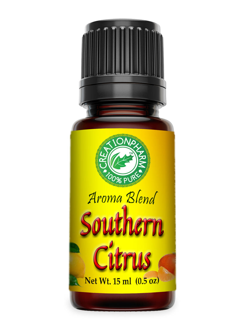 Southern Citrus Aromatherapy Essential Oil Blend 15ml (0.5oz) - Creation Pharm