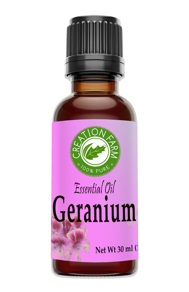 Geranium Essential Oil - 100% Pure - Creation Pharm - Aceite esencial de geranio - Creation Pharm