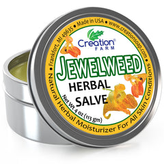 Jewelweed Herbal Salve - Herbal Jewelweed for poison ivy summer skin comfort itchy sting - Creation Pharm