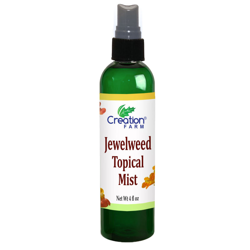 Jewelweed Topical Mist - Poison Ivy & Poison Oak, Bites, Swimmer's Itch, Niebla de Topicos - Creation Pharm