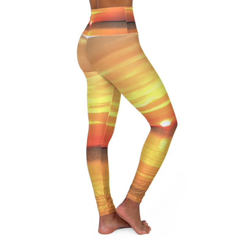 High Waisted Yoga Leggings (AOP).