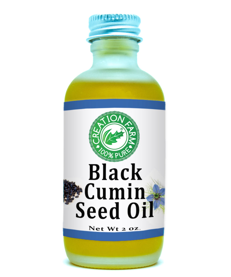 Black Cumin Seed Oil 2 Oz 100 % Pure, Cold Pressed, Unrefined, Virgin Black Cumin Seed Oil - Creation Pharm